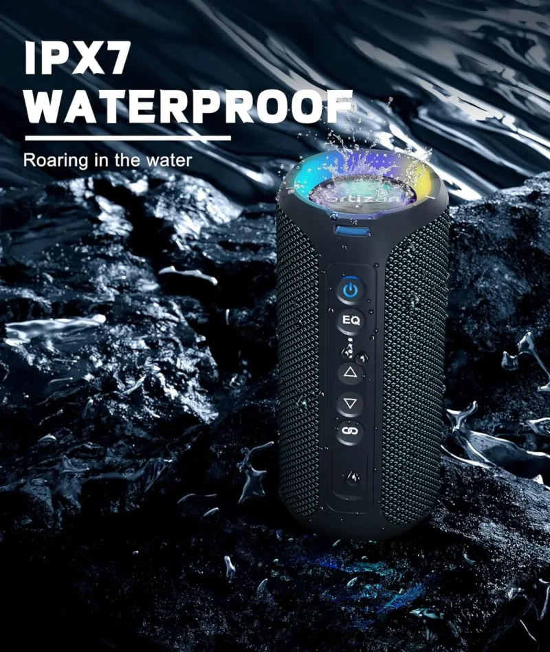 40W Wireless Bluetooth Speaker IPX7 Waterproof Powerful Sound Portable Party Outdoor Speaker with 30H Battery TWS Mode RGB Light - 图片 3