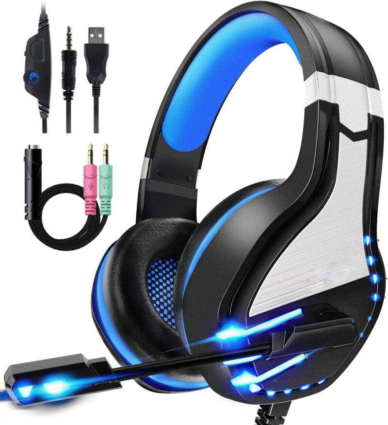 HS10 Stereo Gaming Headset Blue