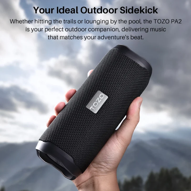 Bluetooth Speaker with Dual Drivers & Dual Bass Diaphragms Deep Bass Loud Stereo Sound 25H Playtime Wireless Speaker - 图片 6