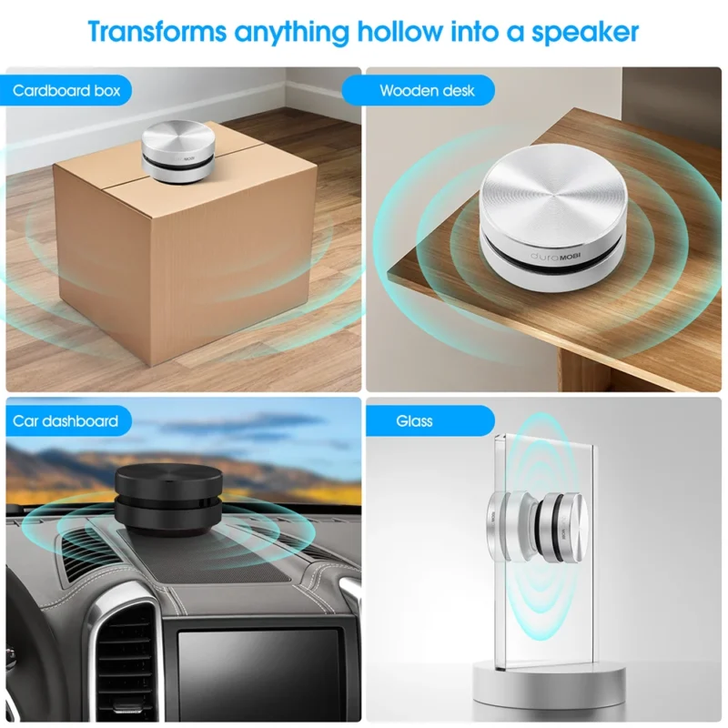 1 Pack Wirelessly BT Speaker Bone Conduction Speakers Mini Portable Loud Stereo Sound Built-in Mic Sound Box - 图片 5
