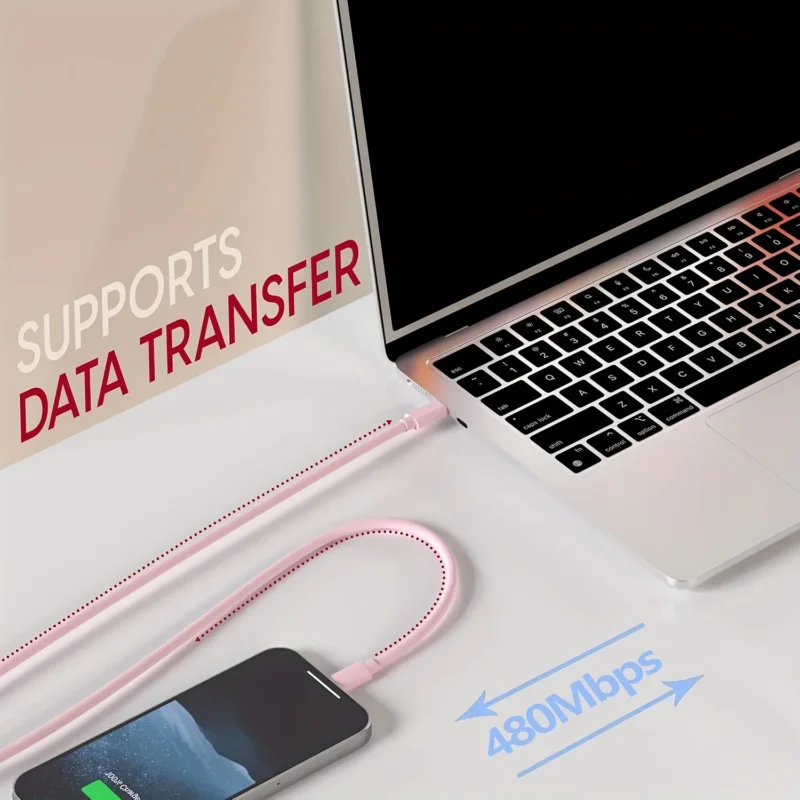 40W Dual Port USB C Fast Charger With 6.6ft Long USB C Charging Cable - 图片 2